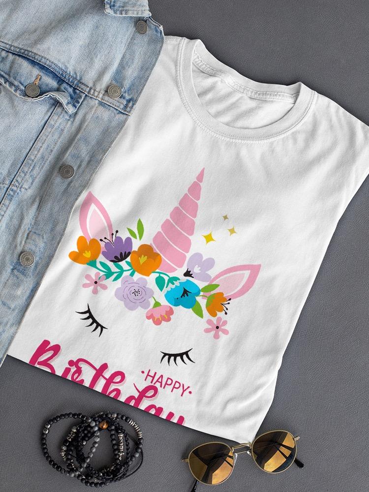 Happy Birthday Unicorn T-shirt -SPIdeals Designs