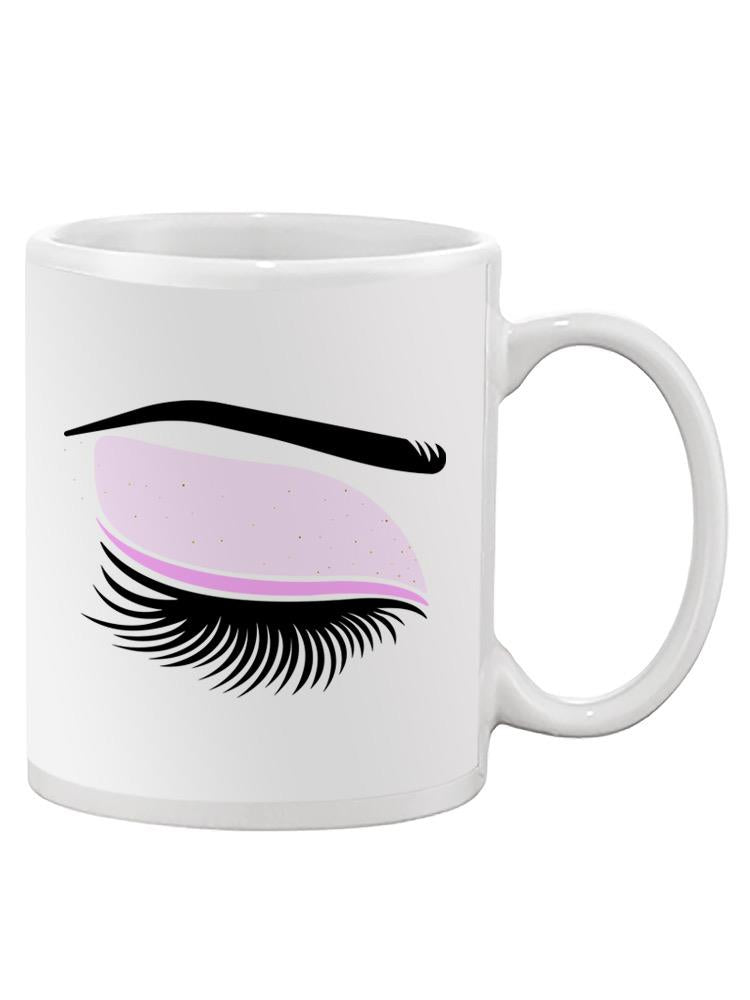 Closed Eye With Makeup Mug -SPIdeals Designs