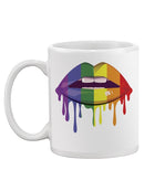 Rainbow Lips Mug -SPIdeals Designs