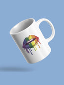 Rainbow Lips Mug -SPIdeals Designs