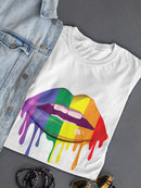 Rainbow Lips T-shirt -SPIdeals Designs