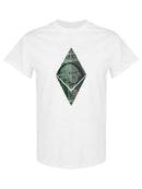 Dollar Bill In Diamond T-shirt -SPIdeals Designs
