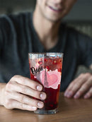 Paris Eiffel Tower Heart Pint Glass -SPIdeals Designs