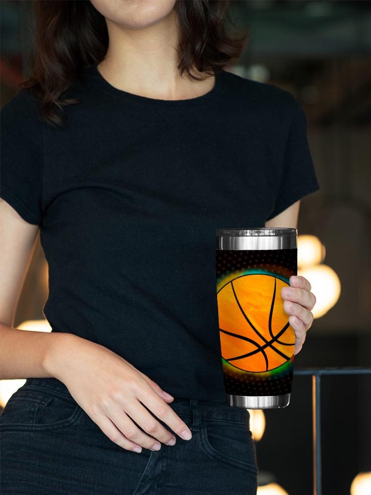 Glowing Basketball Tumbler -SPIdeals Designs