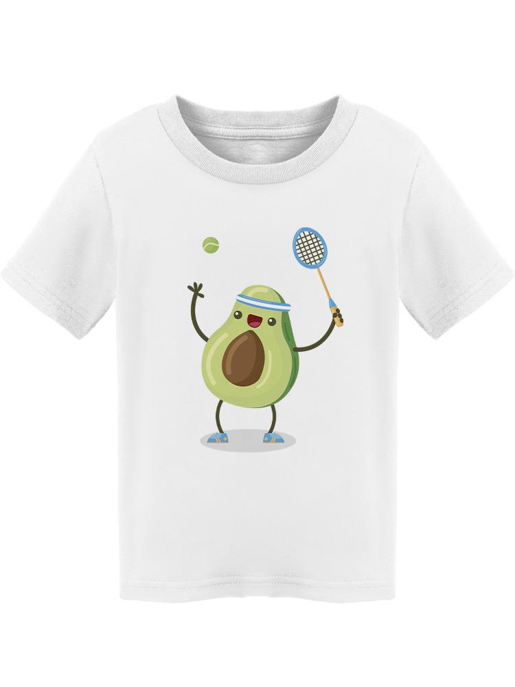 Avocado Playing Tennis T-shirt -SPIdeals Designs