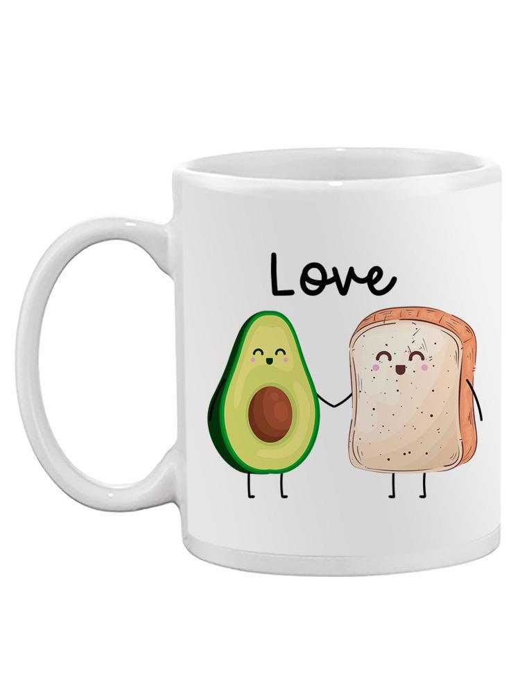 Love Bread And Avocado Mug -SPIdeals Designs