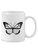 Black Butterfly Mug -SPIdeals Designs