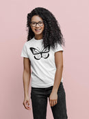 Black Butterfly T-shirt -SPIdeals Designs