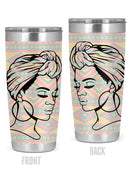 A Beautiful Woman Portrait Tumbler -SPIdeals Designs
