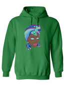 Woman With A Knot On Her Head Hoodie or Sweatshirt -SPIdeals Designs