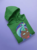 Woman With A Knot On Her Head Hoodie or Sweatshirt -SPIdeals Designs