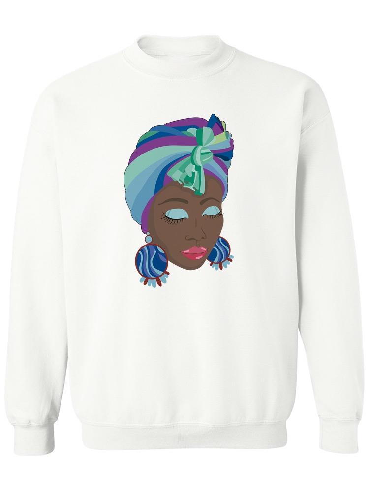 Woman With A Knot On Her Head Hoodie or Sweatshirt -SPIdeals Designs