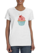 Strawberry Cupcake T-shirt -SPIdeals Designs