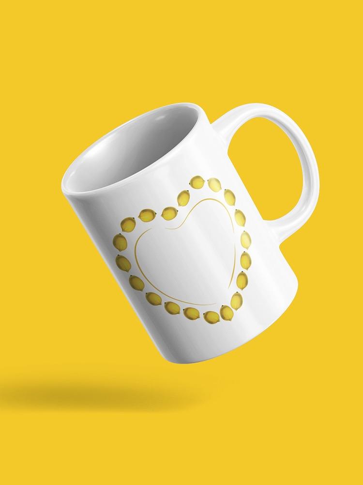 Lemon Heart Mug -SPIdeals Designs