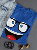 Smiling With Glasses T-shirt -SPIdeals Designs