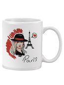 Paris Woman Mug -SPIdeals Designs