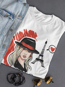 Paris Woman T-shirt -SPIdeals Designs