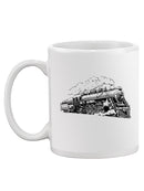 Train Sketch Mug -SPIdeals Designs