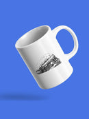 Train Sketch Mug -SPIdeals Designs
