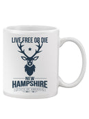 Live Free Or Die Deer Mug -SPIdeals Designs