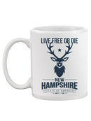 Live Free Or Die Deer Mug -SPIdeals Designs