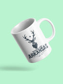 Arkansas Deer Mug -SPIdeals Designs