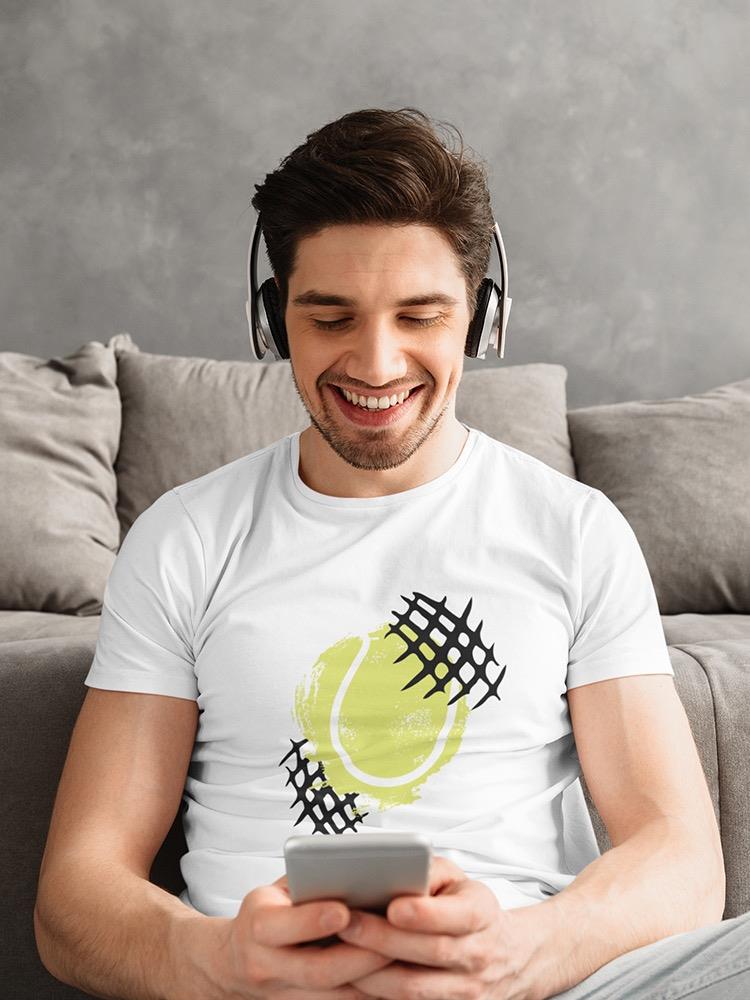 Tennis Ball And Trail Net T-shirt -SPIdeals Designs