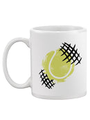 Tennis Ball And Trail Net Mug -SPIdeals Designs