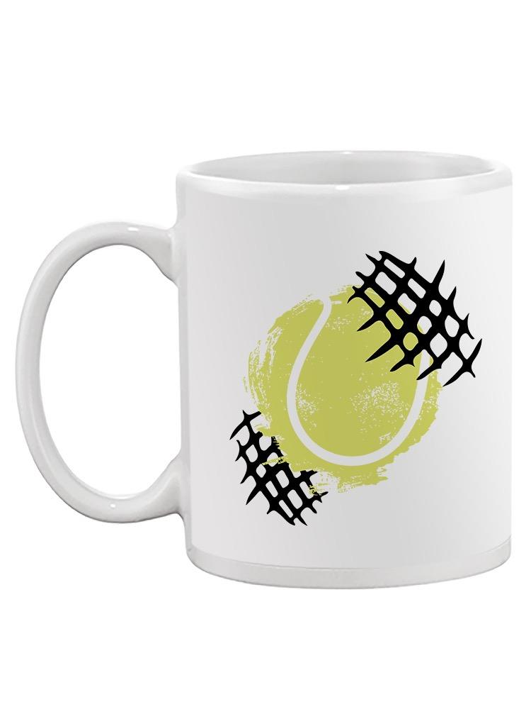 Tennis Ball And Trail Net Mug -SPIdeals Designs