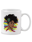 Afro Woman Portrait Mug -SPIdeals Designs