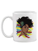 Afro Woman Portrait Mug -SPIdeals Designs