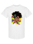 Afro Woman Portrait T-shirt -SPIdeals Designs