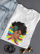 Afro Woman Portrait T-shirt -SPIdeals Designs