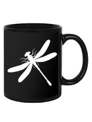 White Dragonfly Mug -SPIdeals Designs