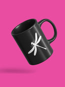 White Dragonfly Mug -SPIdeals Designs