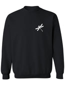 White Dragonfly Sweatshirt -SPIdeals Designs
