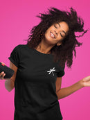 White Dragonfly T-shirt -SPIdeals Designs
