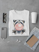 Raccoon Chewing Gum T-shirt -SPIdeals Designs