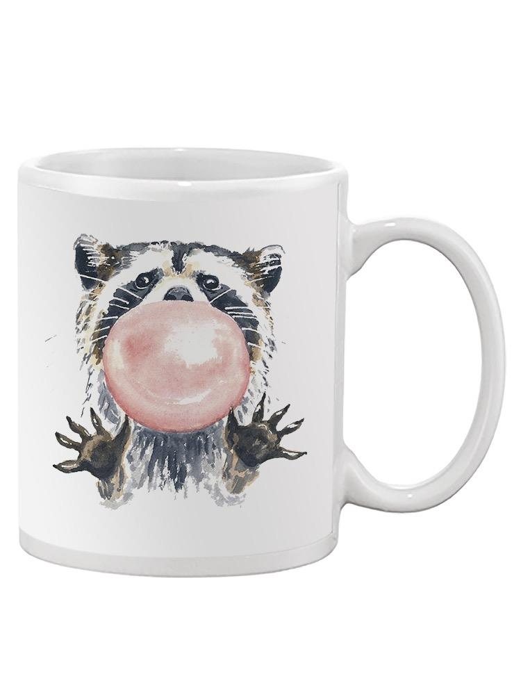 Raccoon Chewing Gum Mug -SPIdeals Designs
