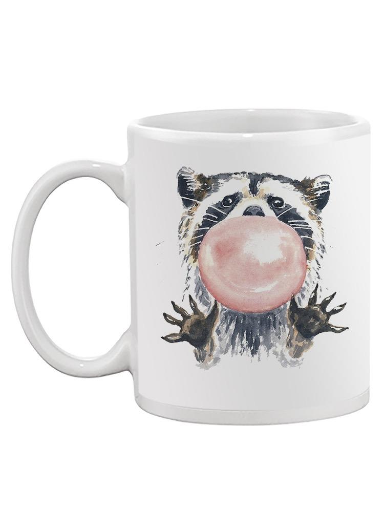 Raccoon Chewing Gum Mug -SPIdeals Designs