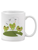 Three Green Frogs Mug -SPIdeals Designs