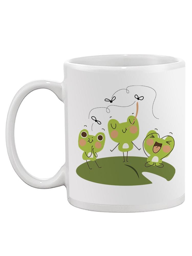 Three Green Frogs Mug -SPIdeals Designs