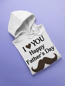 Love You, Father's Day Hoodie -SPIdeals Designs