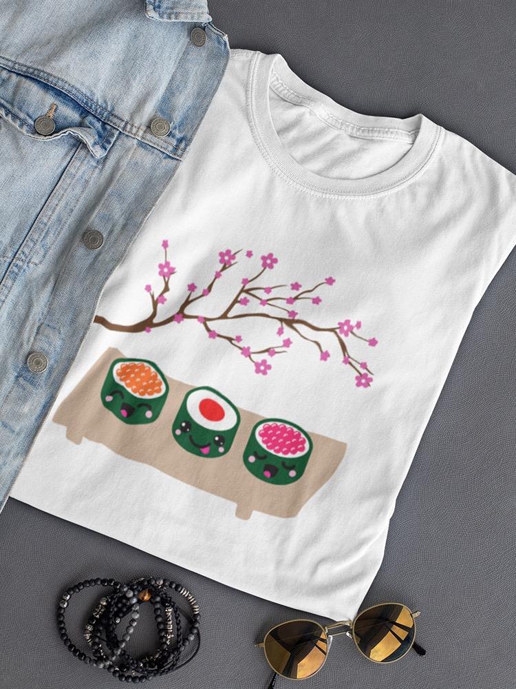 Sushi Rolls T-shirt -SPIdeals Designs