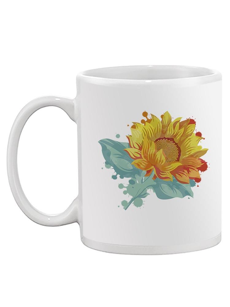 Yellow Sunflower Mug -SPIdeals Designs
