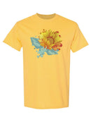 Yellow Sunflower T-shirt -SPIdeals Designs