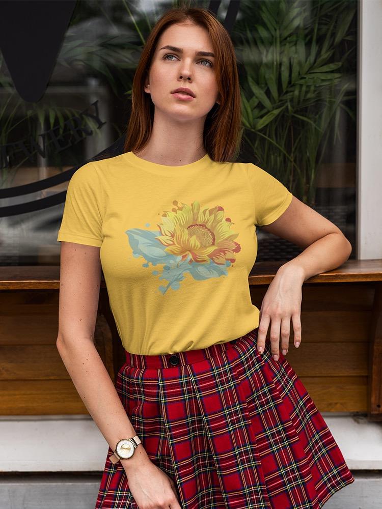 Yellow Sunflower T-shirt -SPIdeals Designs