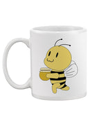 Bee Carrying Honey Jar Mug -SPIdeals Designs
