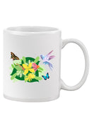 Tropical Flowers And Animals Mug -SPIdeals Designs