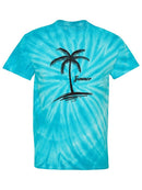 Summer Palm Tie Dye Tee -SPIdeals Designs